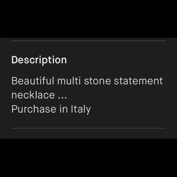 🛍HOST PICK🛍Chunky Stone Necklace - Picture 5 of 5